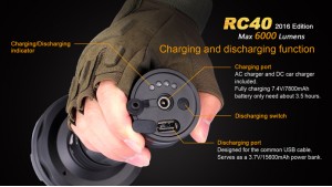 Fenix RC40 - 6000 Lumeni - 730 Metri - Editie 2016
